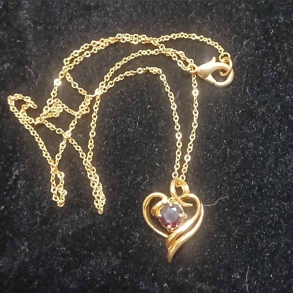 Vintage Heart Pendant Necklace